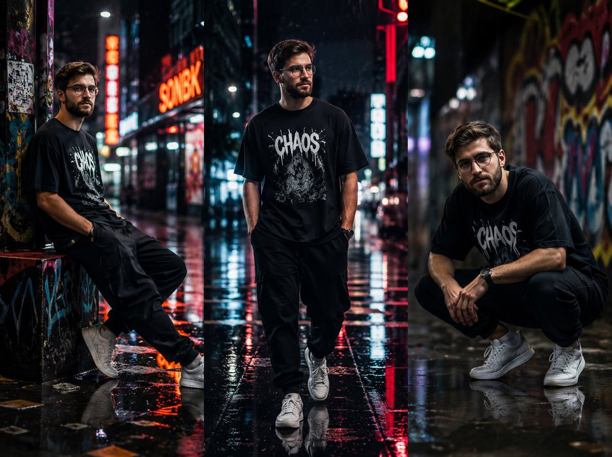 Social Media Post - Cinematic Urban Fashion Portrait — output 1