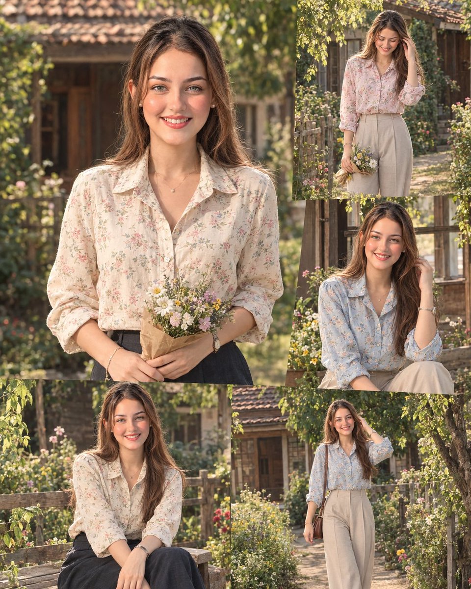Product Marketing - Vintage Fashion Collage Prompt — output 1