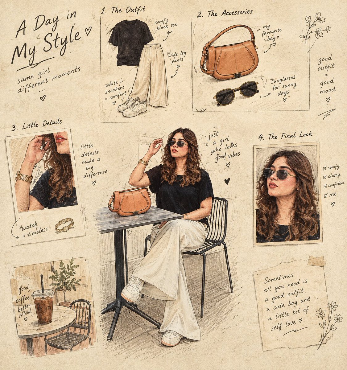 Infographic / Edu Visual - Culinary Sketchbook Illustrated Narrative — output 1
