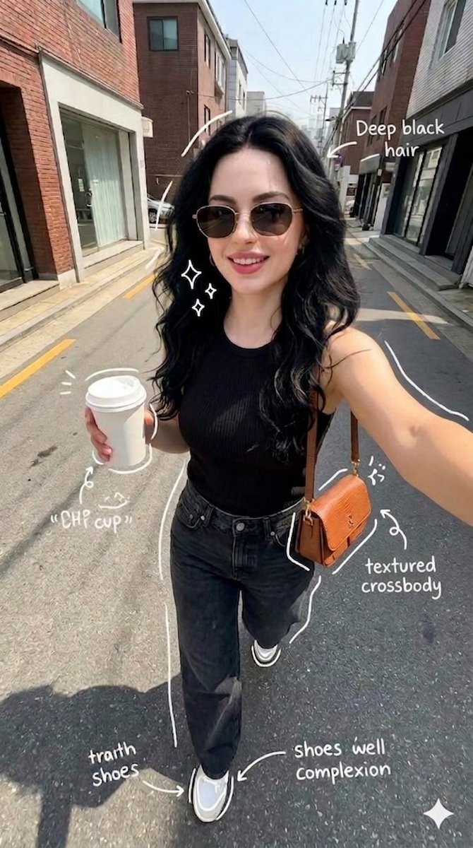 Infographic / Edu Visual - Street Style Selfie with Doodles — output 1