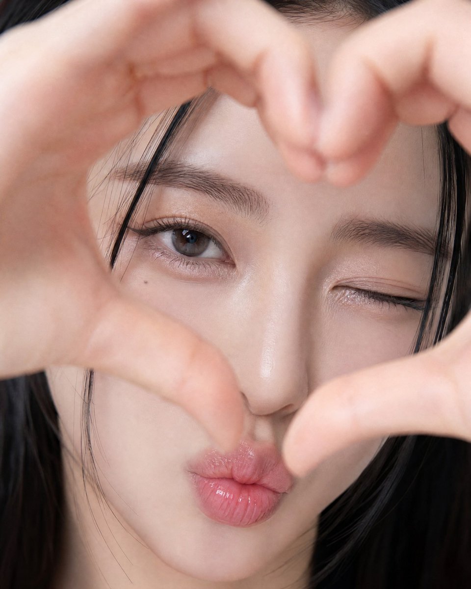 Profile / Avatar - Playful Heart Gesture Close-up — output 1