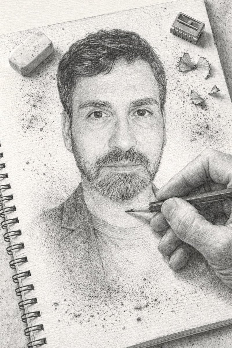 Ultra-Detailed 3D Graphite Sketch — output 1