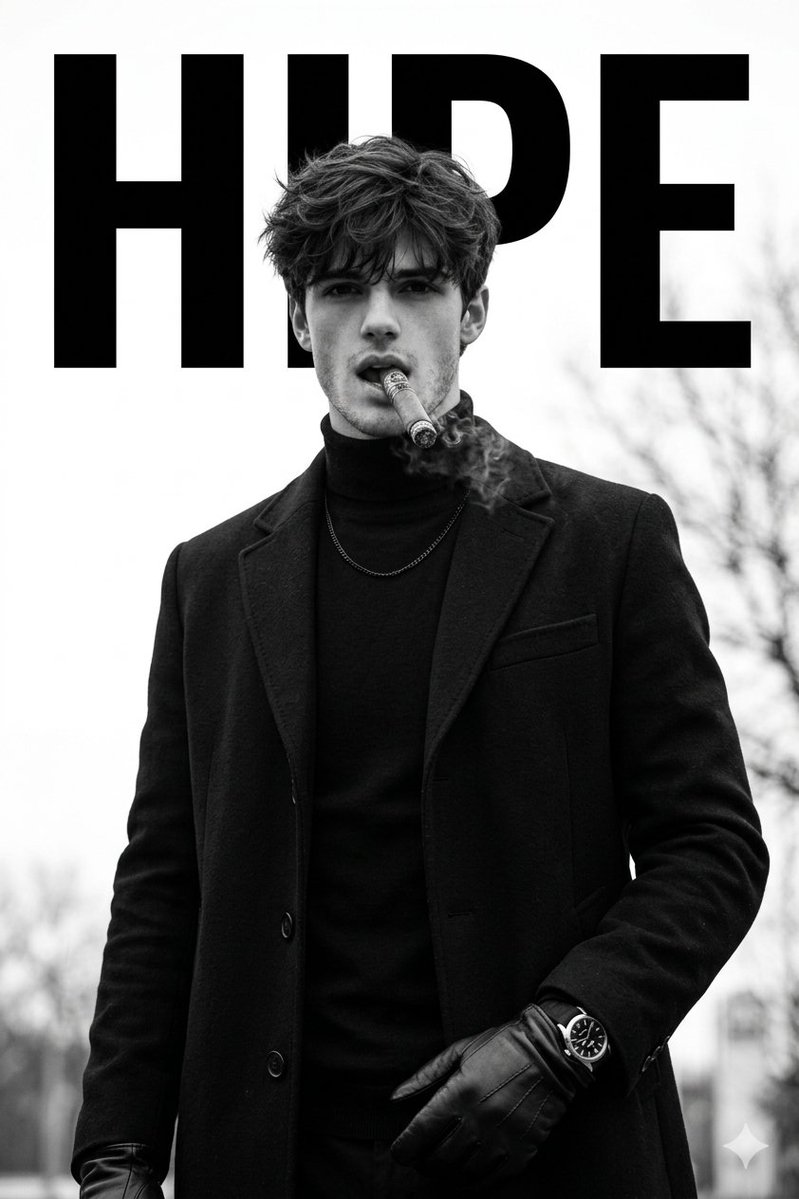 Product Marketing - Luxury Monochrome Male Fashion Portrait — output 1