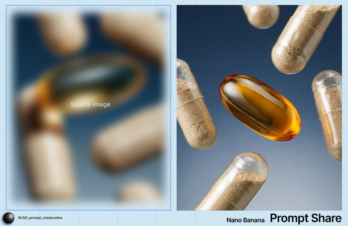 E-commerce Main Image - Macro Product Shot of Capsules and Softgel — output 1