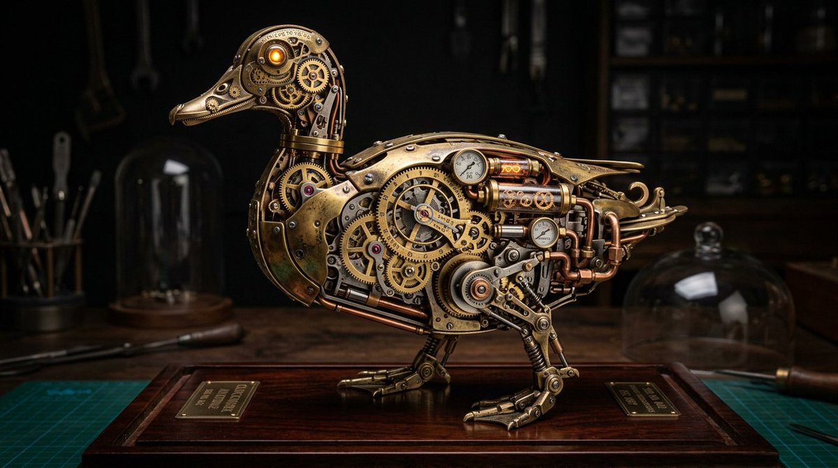 Game Asset - Steampunk Miniature Clockwork Machine — output 1