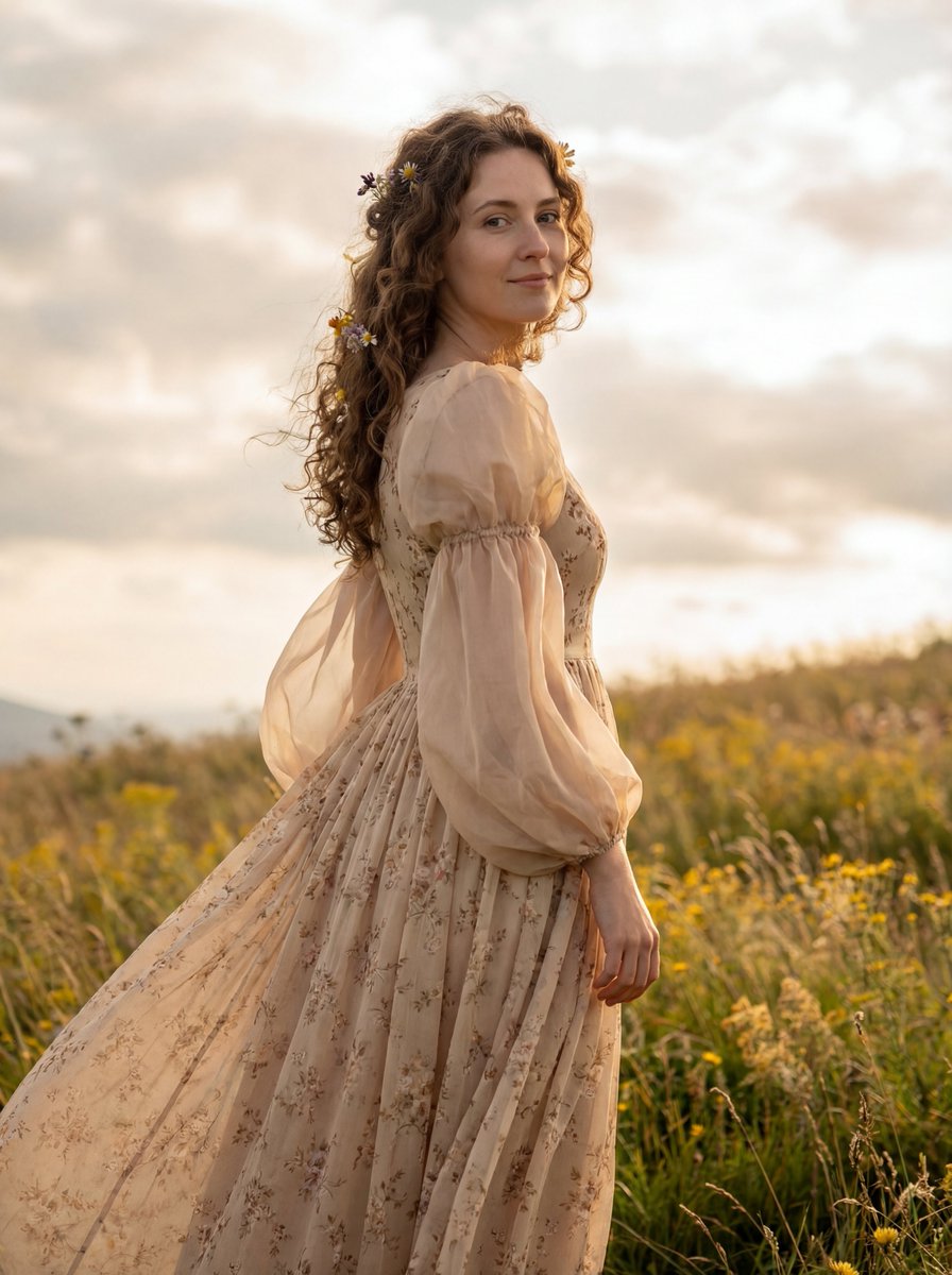 Dreamy Cinematic Highland Portrait Prompt — output 1