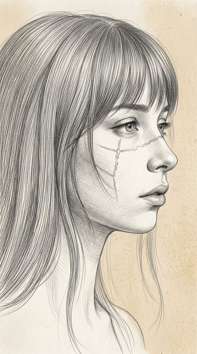 Profile / Avatar - Renaissance Silverpoint Drawing — output 1