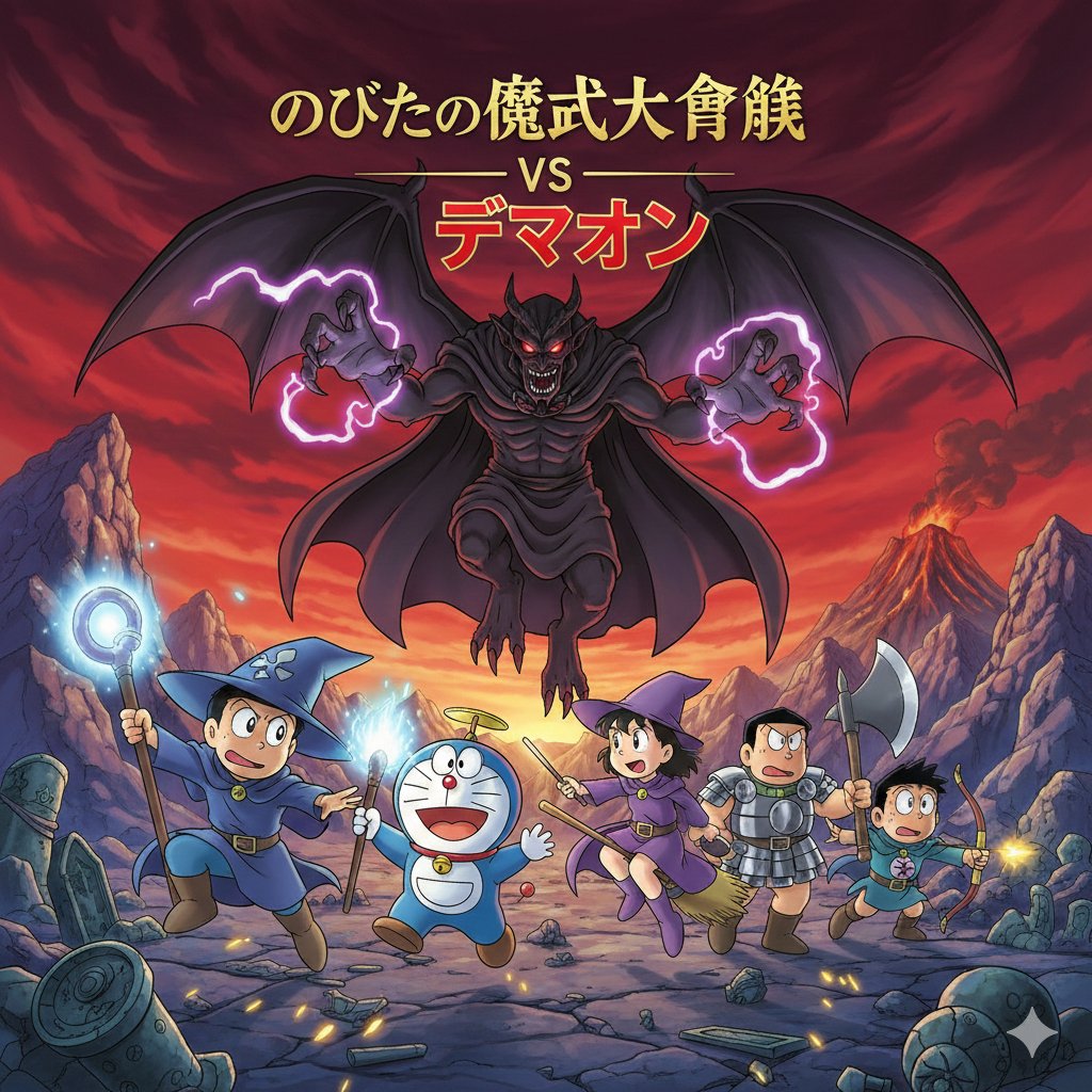 Game Asset - Doraemon Movie Scene Generation — output 1