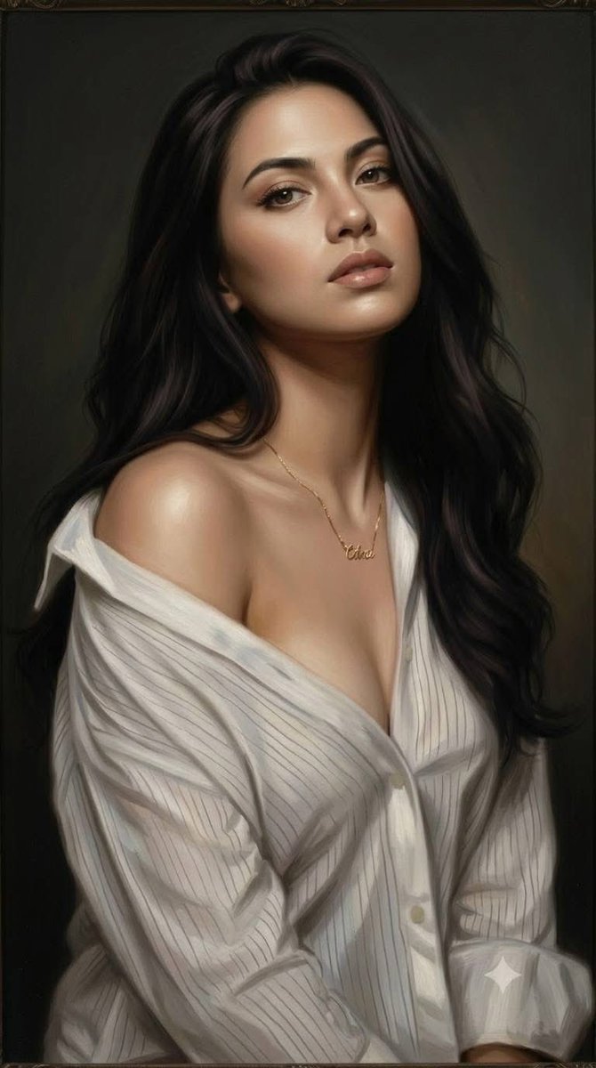 Profile / Avatar - Classical Academic Oil Painting Style Prompt — output 1