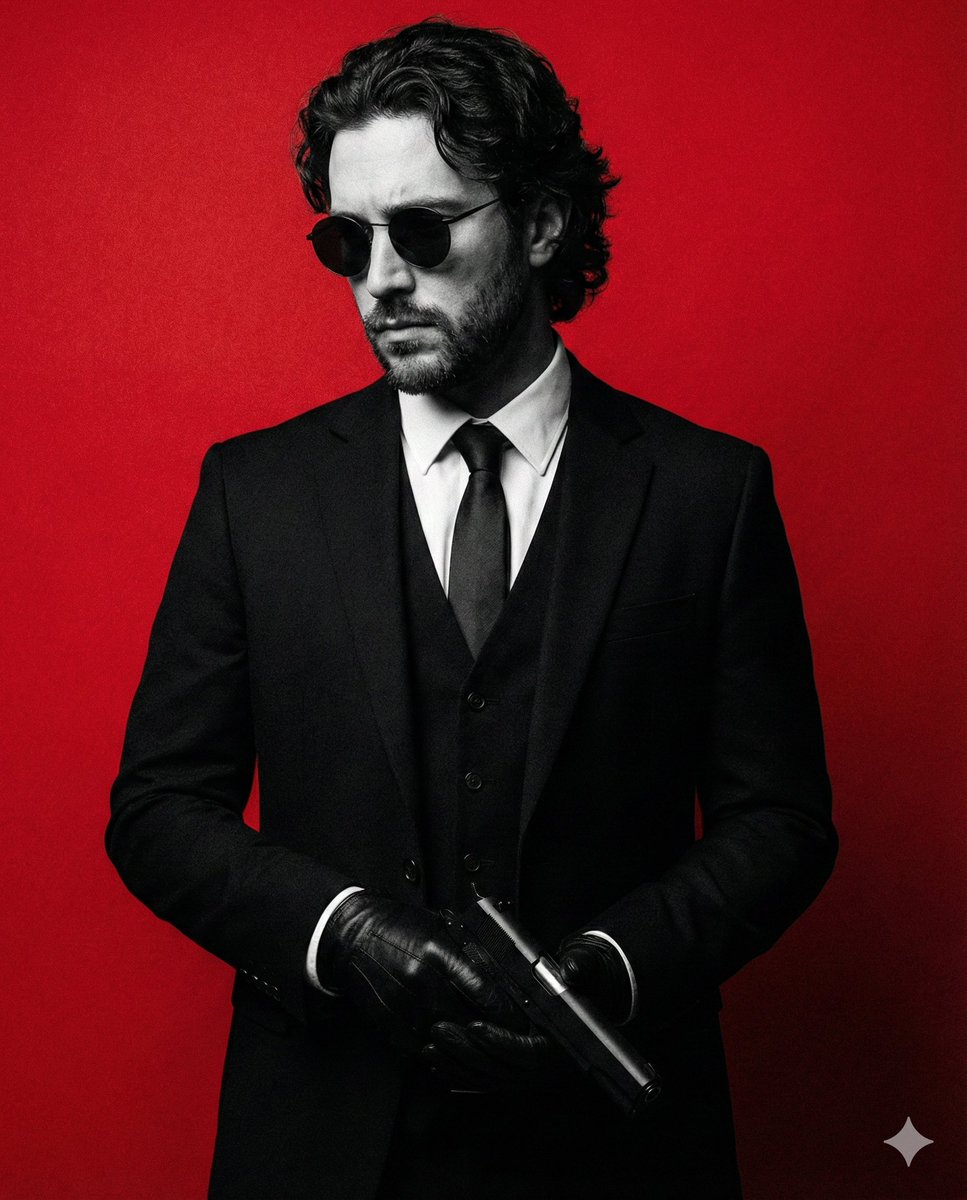 Poster / Flyer - Neo-Noir Fashion Portrait with High Contrast — output 1