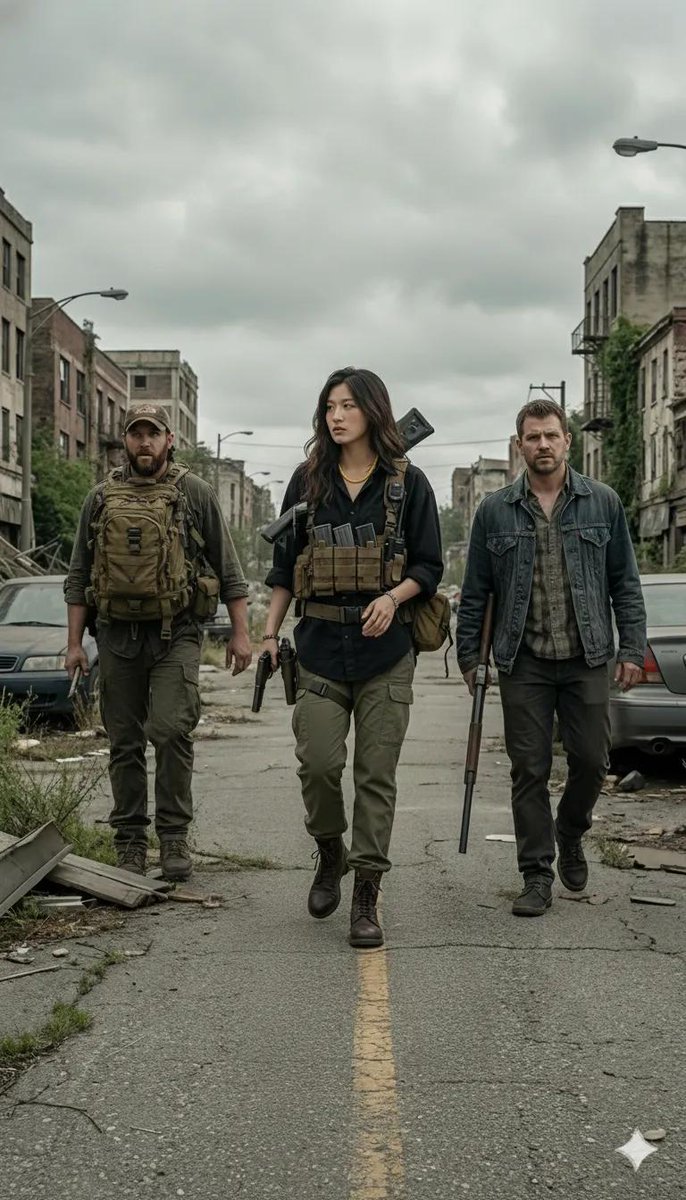 Gritty Post-Apocalyptic Survivor Scene — output 1