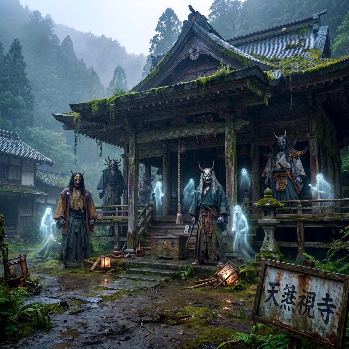 Game Asset - Old Japanese Haunted House — output 1