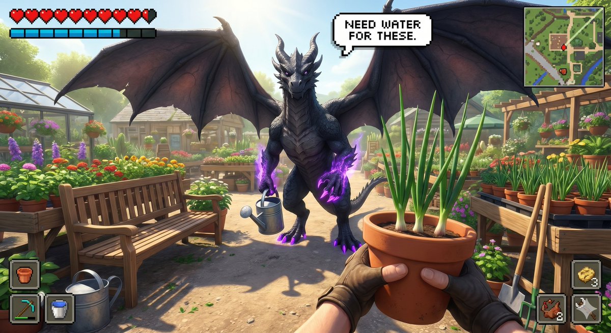 Comic / Storyboard - Dark Dragon vs Vegetations Battle — output 1