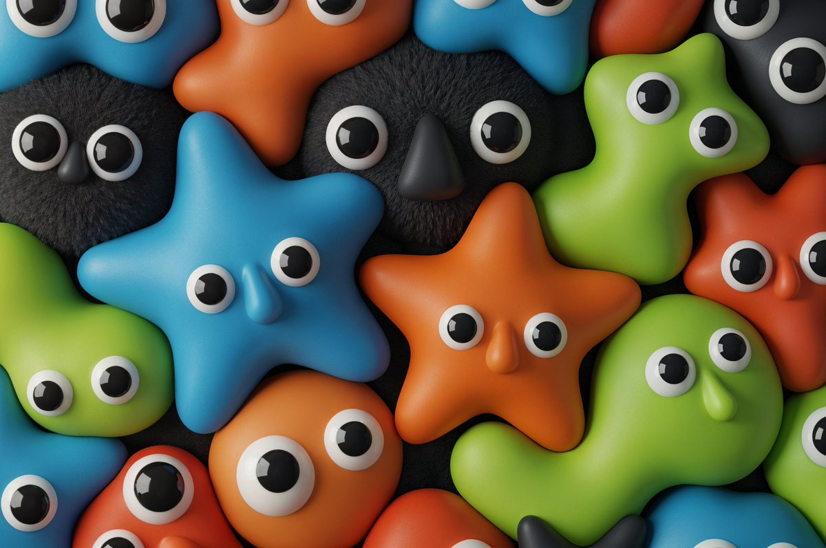 Neo-Skeuomorphism Crowd Scene Prompt — output 1
