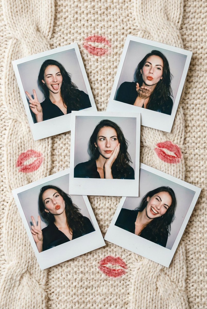 Social Media Post - Vintage Polaroid Photo Collection Prompt — output 1
