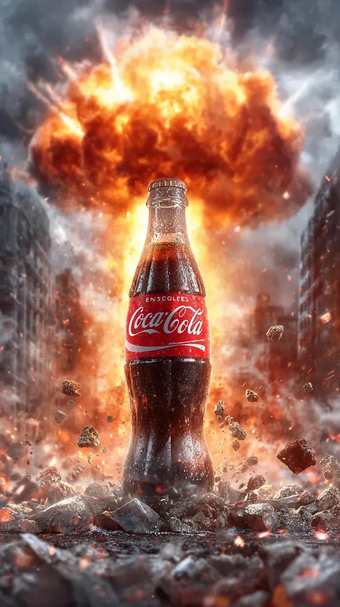 Cinematic Action Poster with Exploding Product Shot — output 1