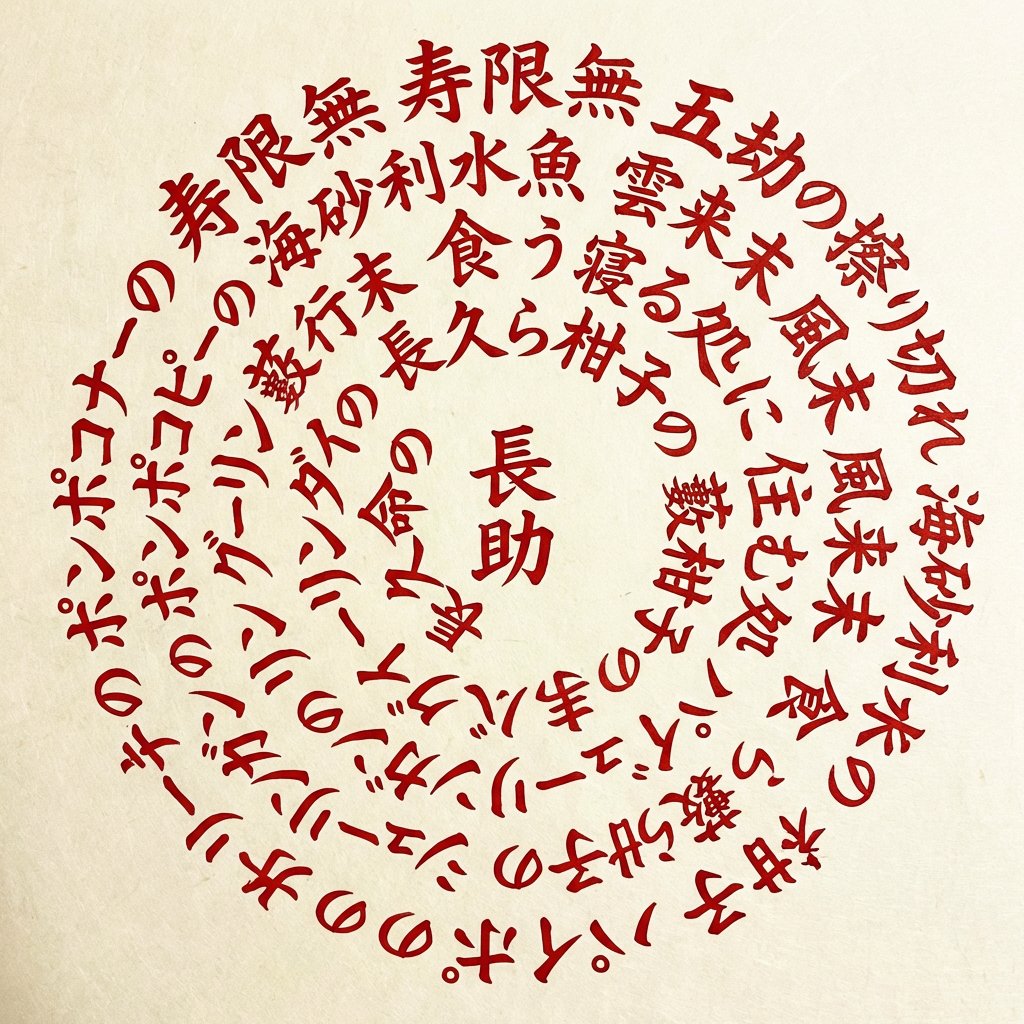 Lavart Agent Text Correction for Jugemu Prompt — output 1