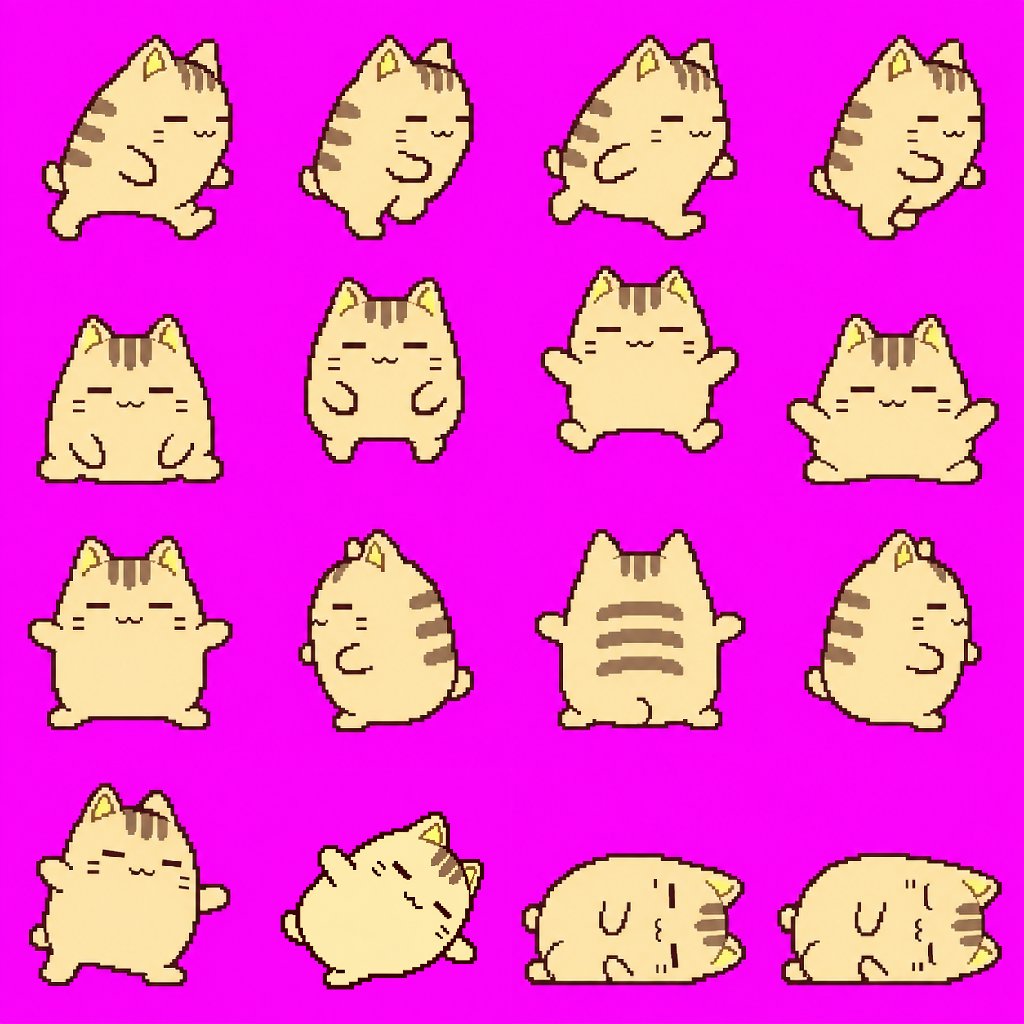 Game Asset - Pixel Art Animation Sprite Sheet — output 1