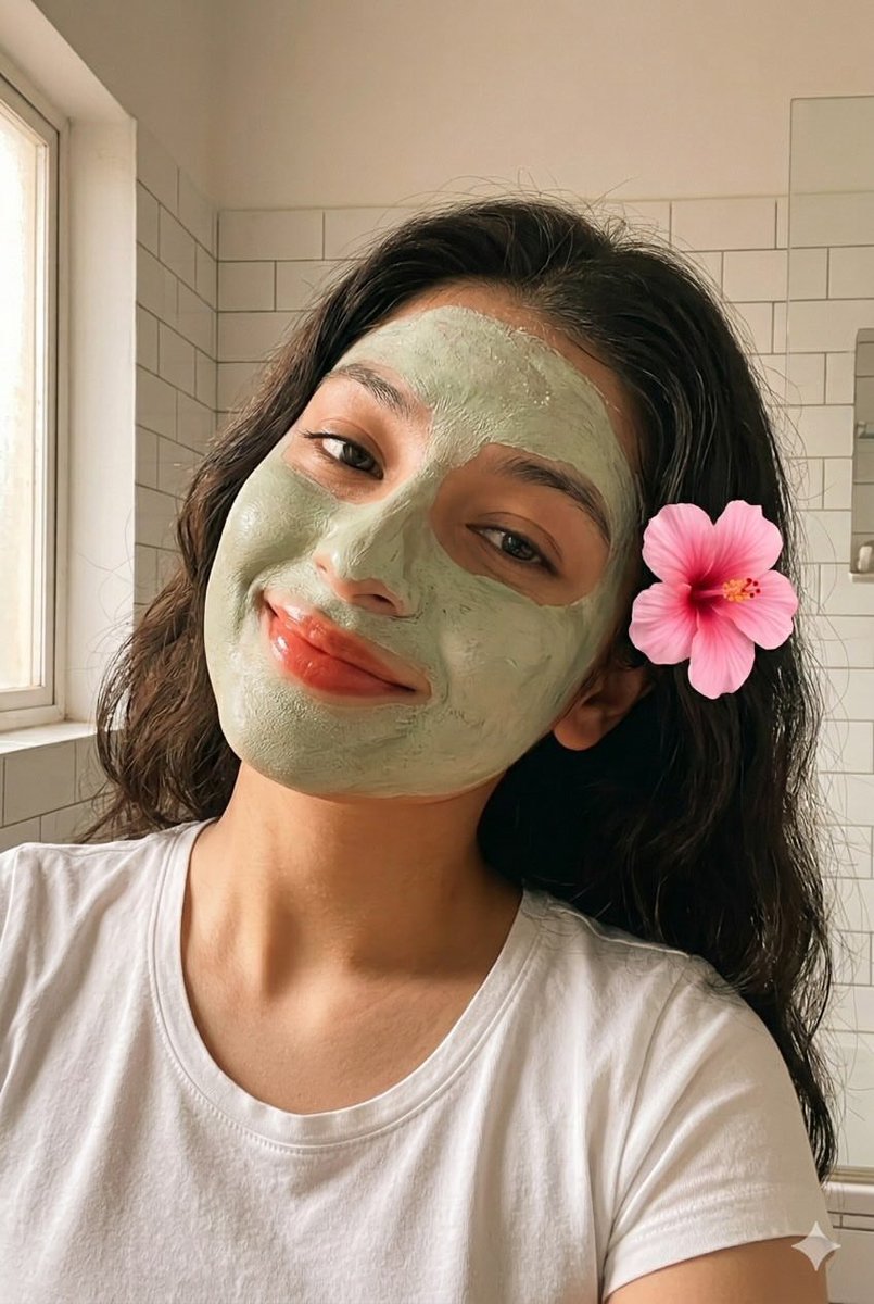 Profile / Avatar - Clay Face Mask Bathroom Selfie — output 1