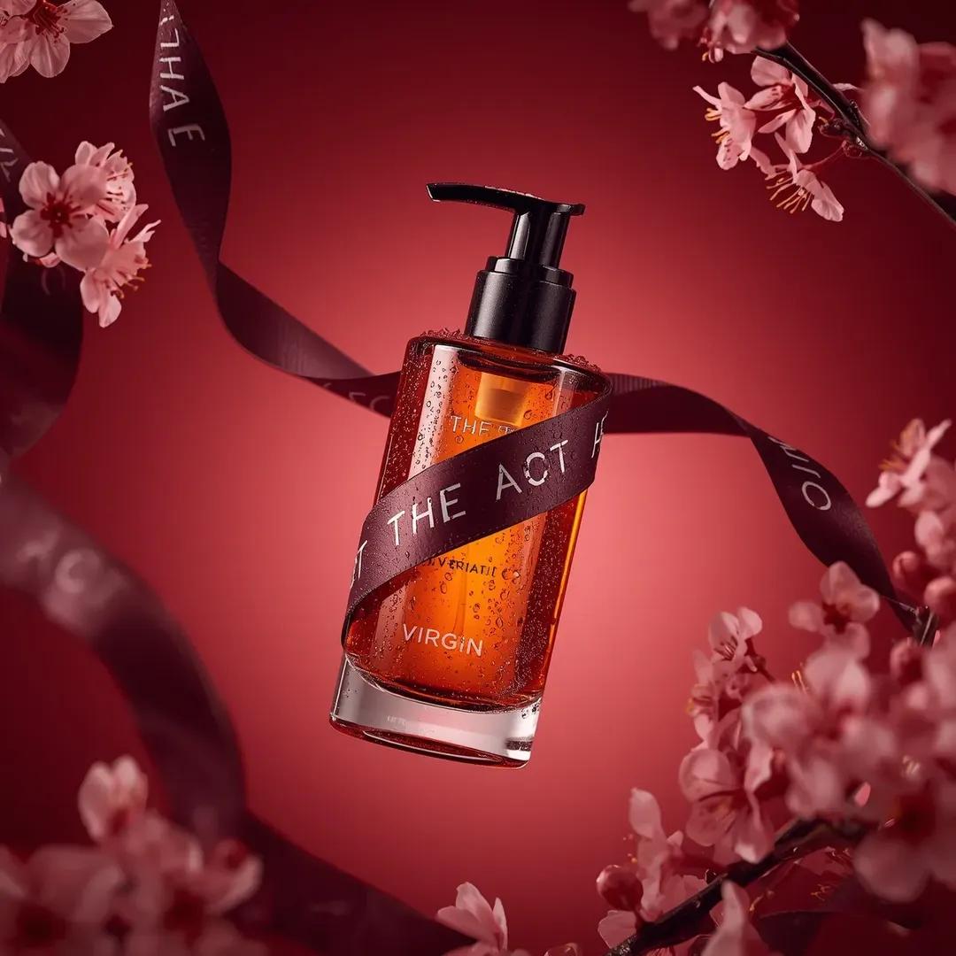 E-commerce Main Image - Ultra-Realistic Luxury Body Oil Product Photography — output 1