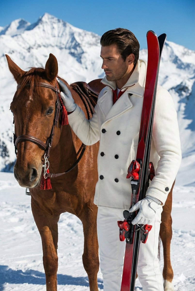 Social Media Post - High-End Luxury Winter Fashion Campaign Prompt — output 1