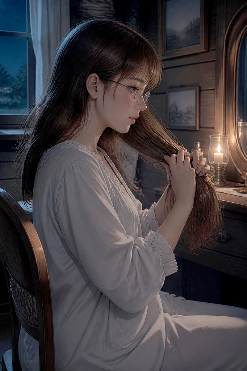 Comic / Storyboard - Moonlit Victorian Night Portrait — output 1
