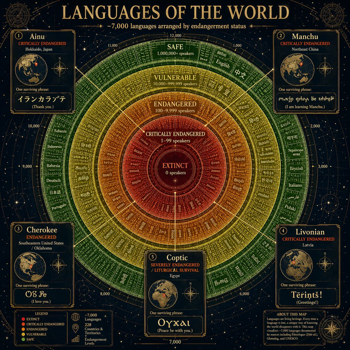Infographic / Edu Visual - Circular Language Infographic — output 1