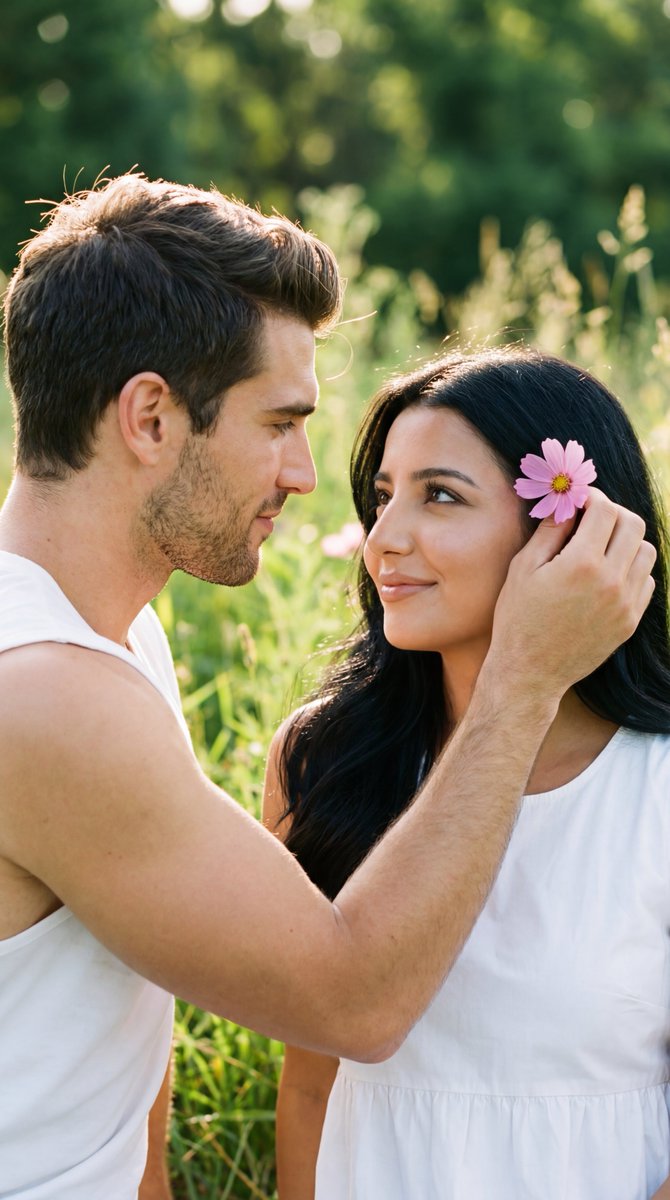 Intimate Golden Hour Romantic Film Still Prompt for Nano Banana Pro — output 1