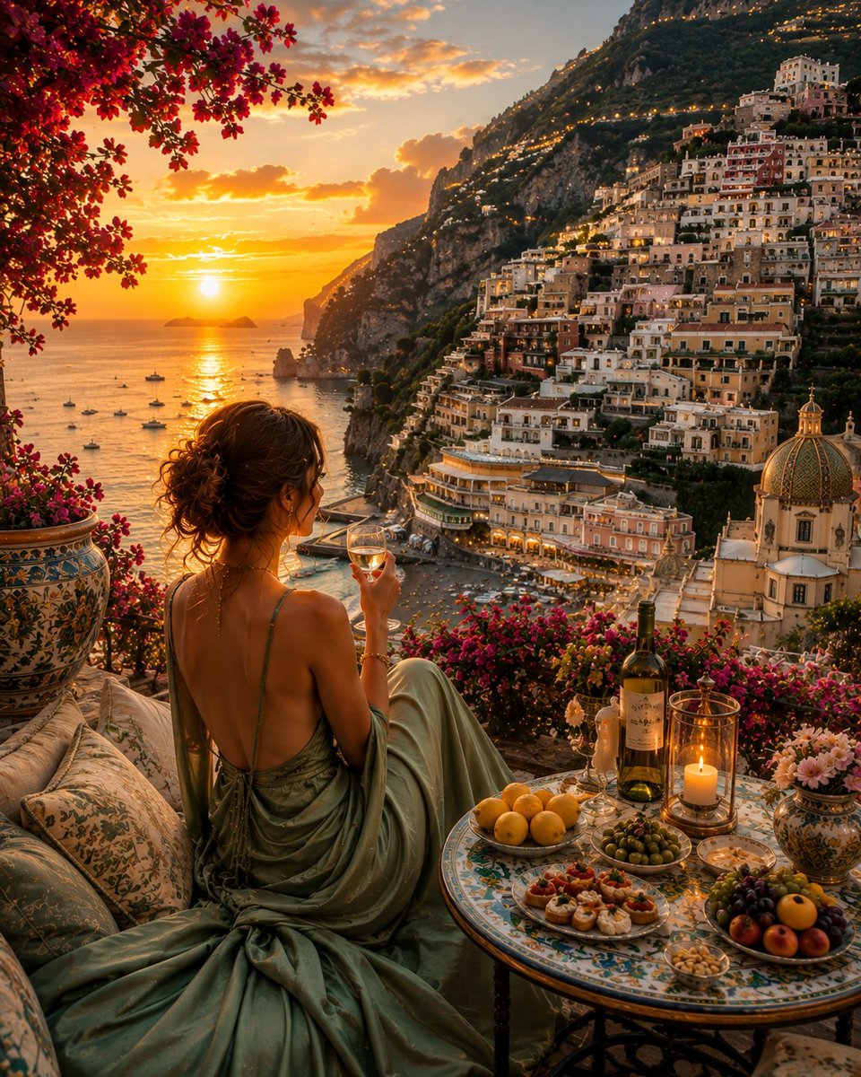 Social Media Post - Amalfi Coast Luxury Travel Editorial — output 1