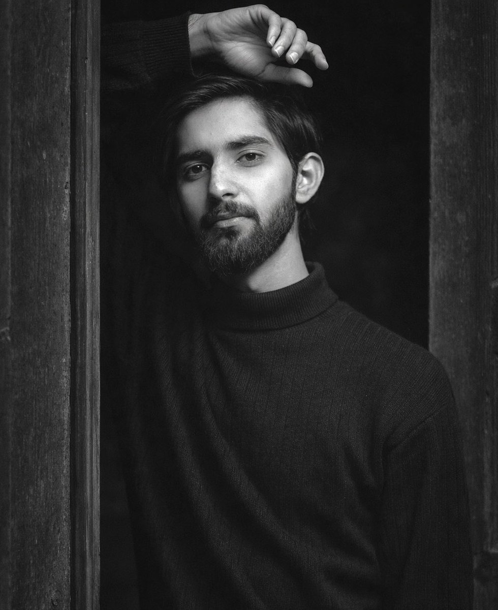 Black and White Fine-Art Portrait Prompt with Cinematic Contrast — output 1