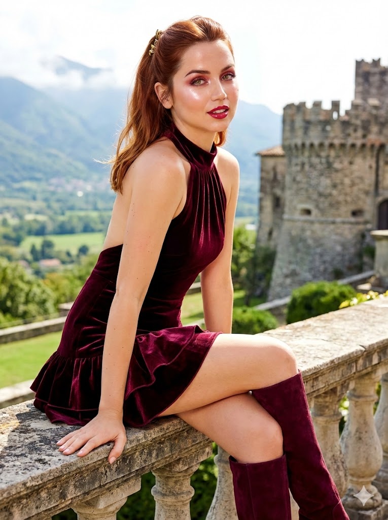 Product Marketing - Ana de Armas Luxury Fashion Photography Prompt (Douyin Style) — output 1