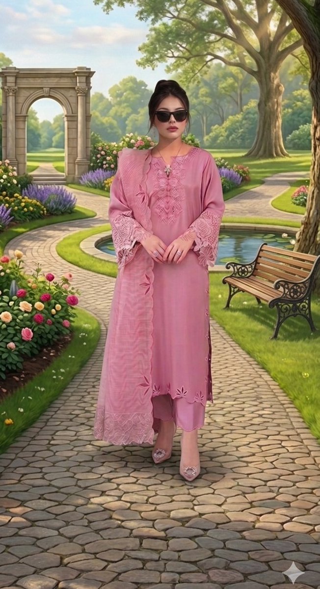 Product Marketing - Classical Garden Fashion Portrait — output 1