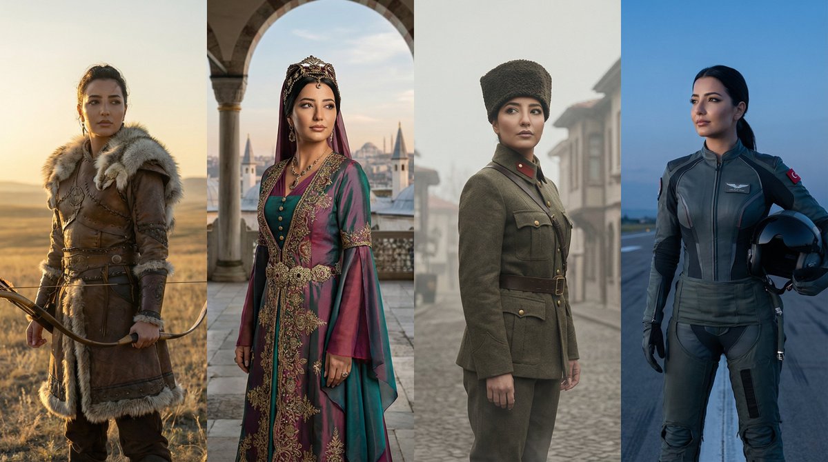 Infographic / Edu Visual - Turkish History Character Grid — output 1