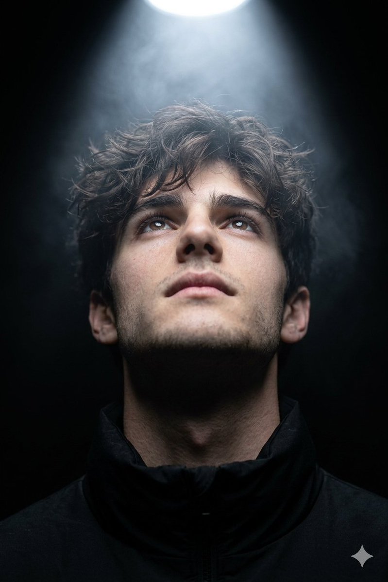 Profile / Avatar - Hyper-realistic cinematic close-up portrait with dramatic lighting — output 1