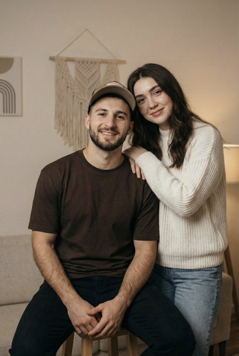 Profile / Avatar - Candid Couple Portrait with Identity Lock — output 1