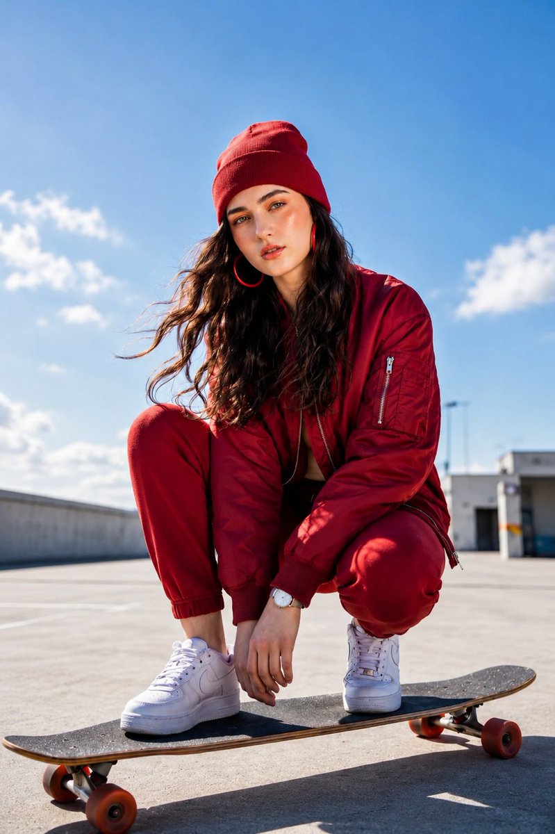 Social Media Post - Cinematic Streetwear Fashion Portrait — output 1