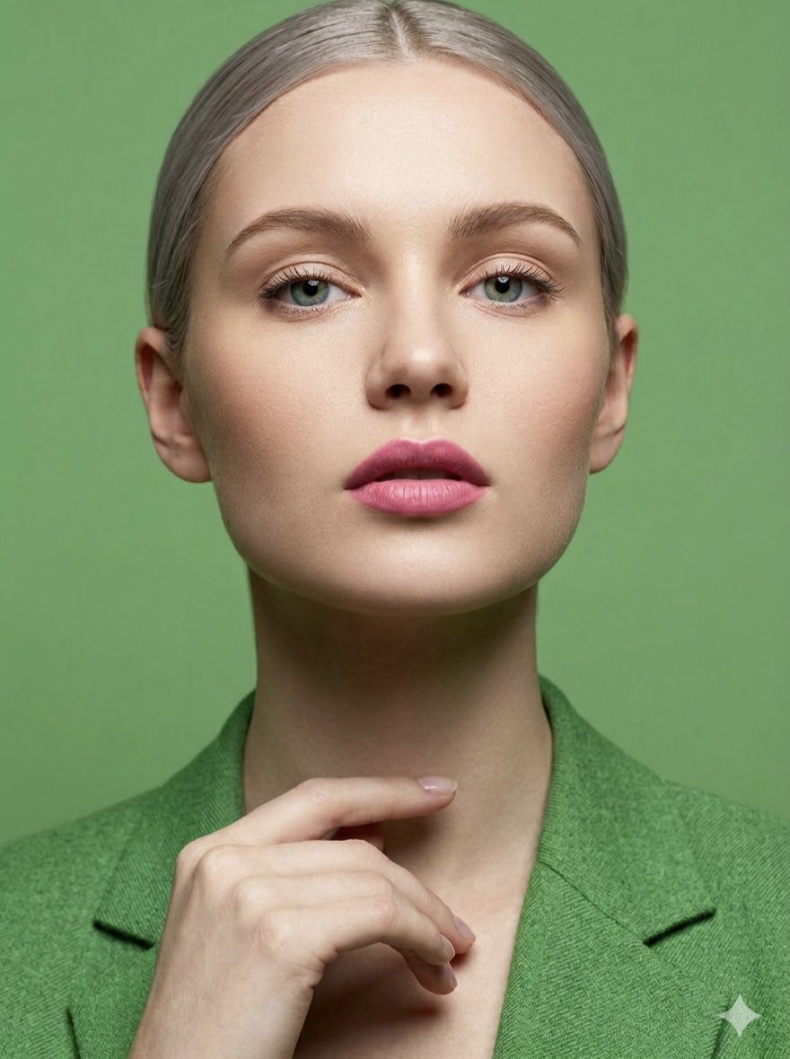 Profile / Avatar - Silver Hair Woman in Lime Green Blazer — output 1