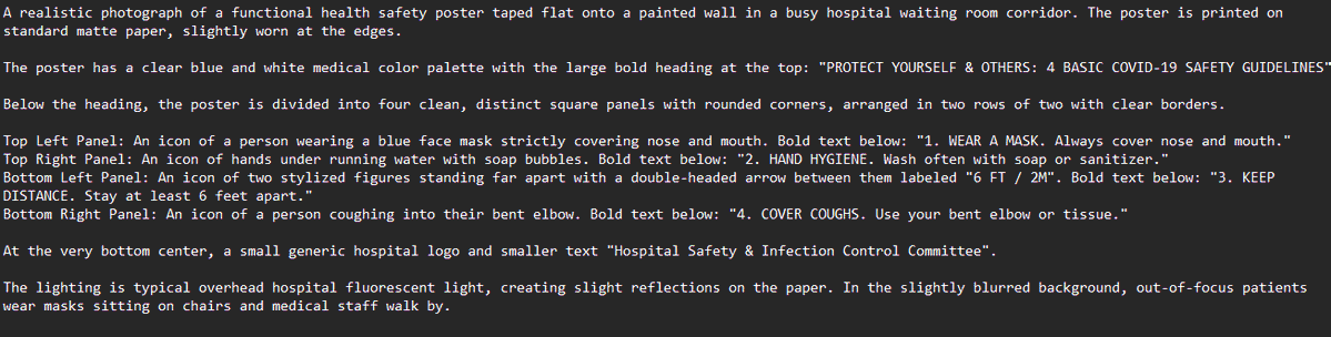 Complex Text and Diagrams Prompt (Screenshot) — output 1