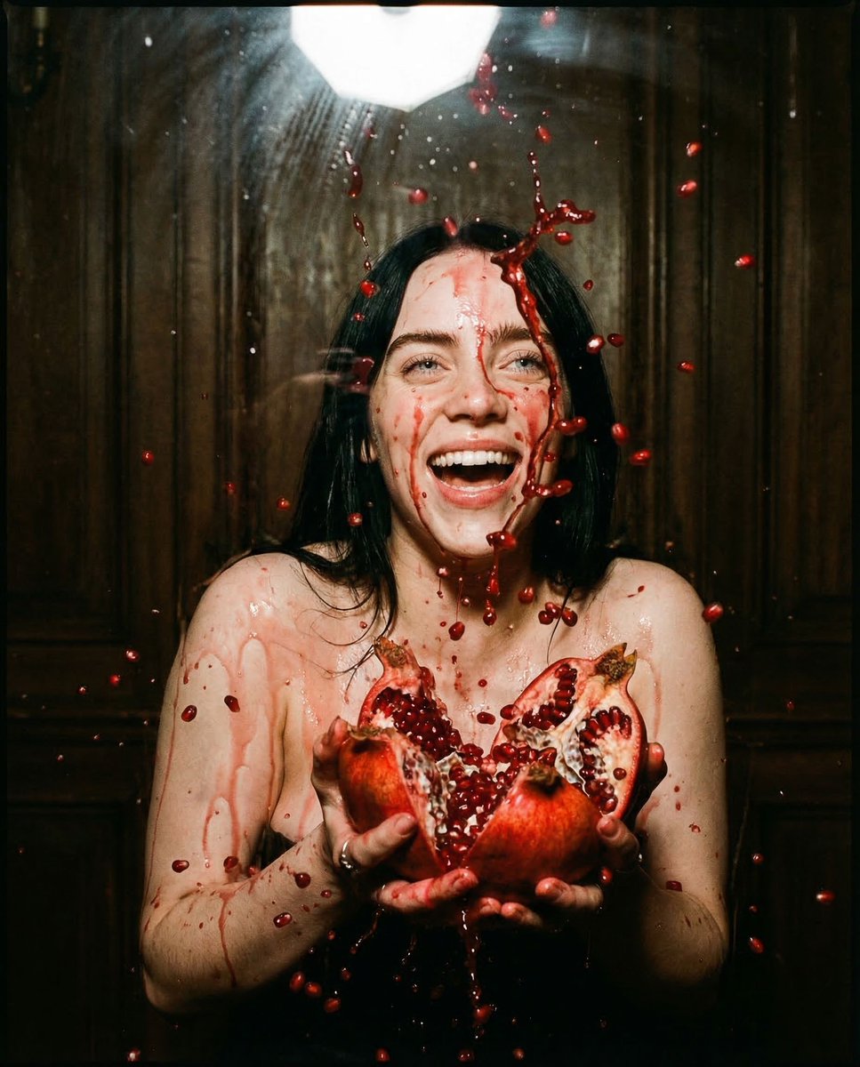Profile / Avatar - Surreal Cinematic Pomegranate Portrait — output 1