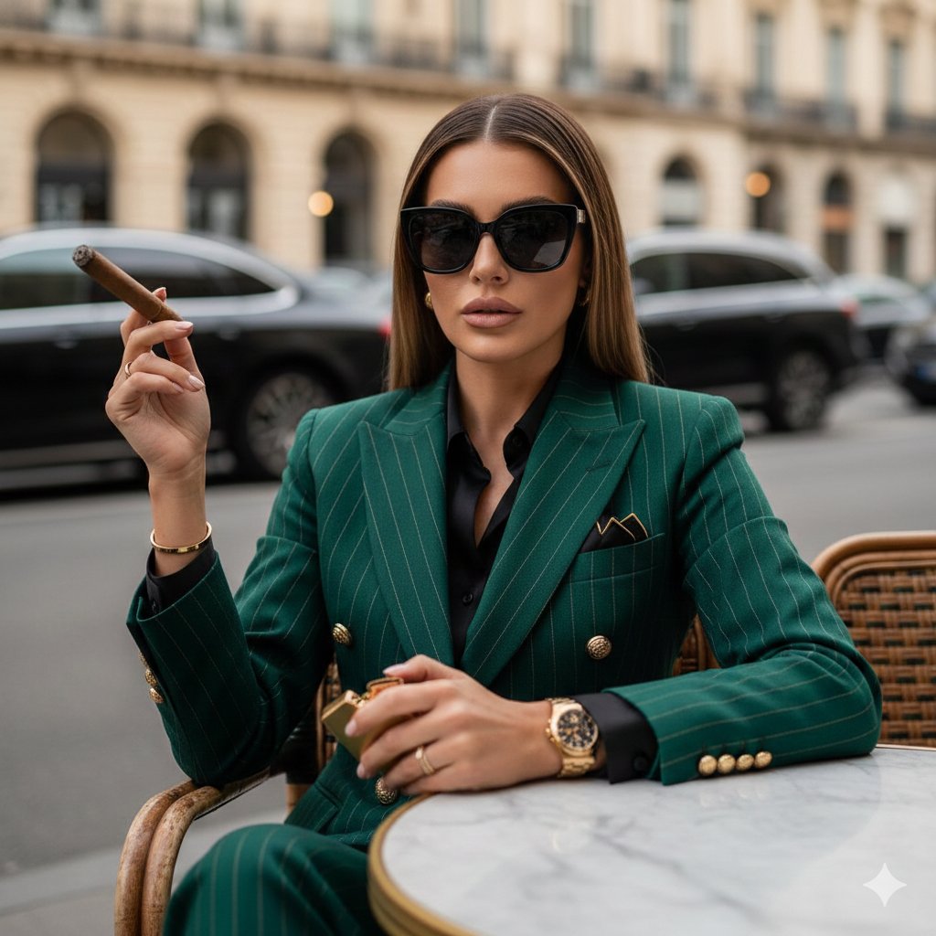Luxury Editorial Street Photography Prompt — output 1