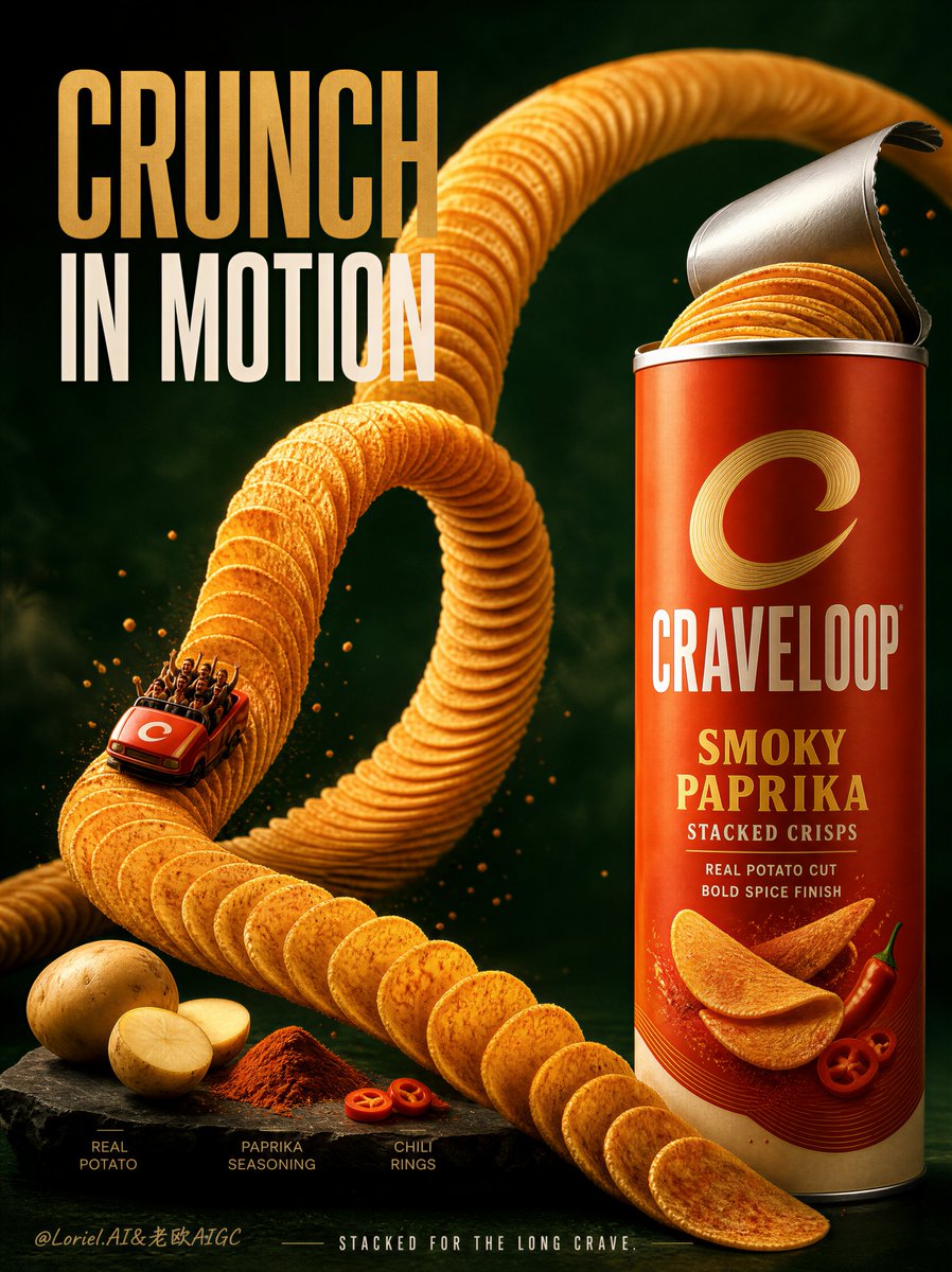 Product Marketing - Premium Stacked Crisp Advertising Poster — output 1