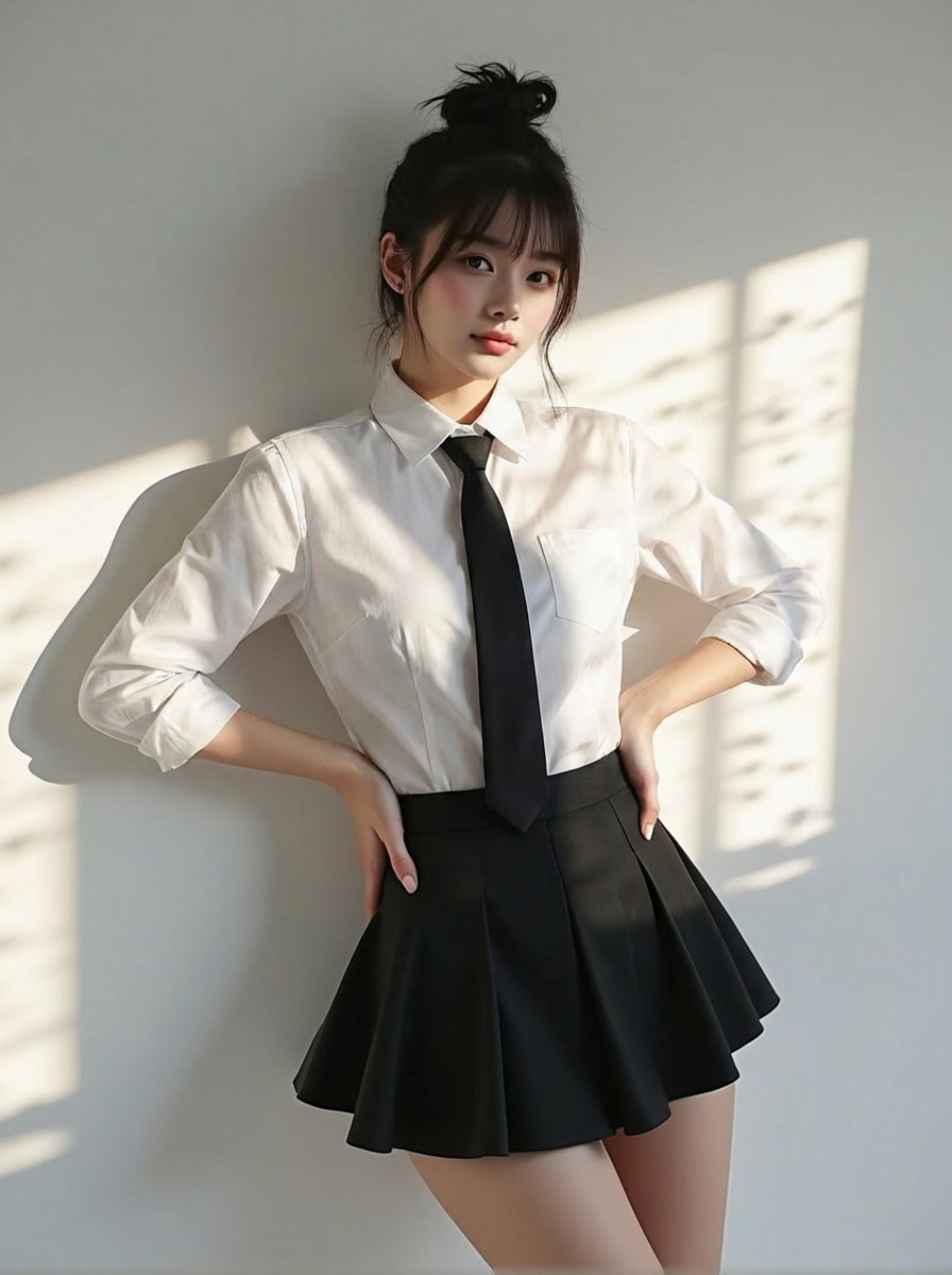 Change clothing to match reference outfit — output 1