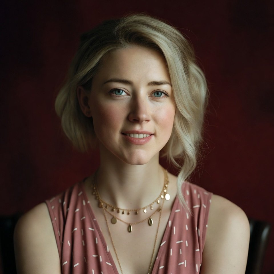 Amber Heard Gentle Studio Portrait — output 1