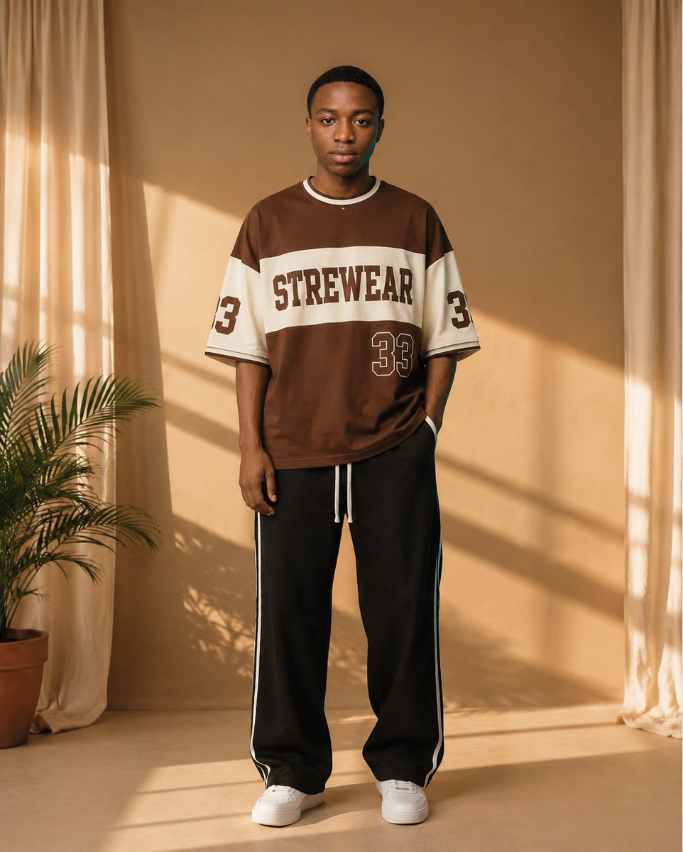 Social Media Post - Minimalist Streetwear Fashion Portrait — output 1