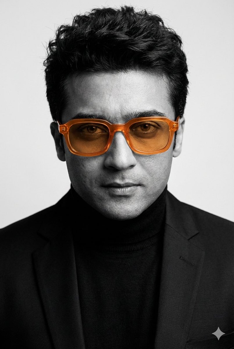 Monochrome Portrait with Selective Color Prompt — output 1