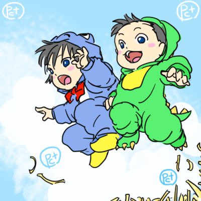 Chibi Godzilla Snowboarding — output 1