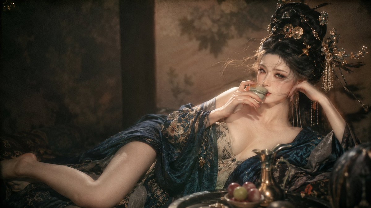 Social Media Post - Ancient Chinese Royal Portrait — output 1