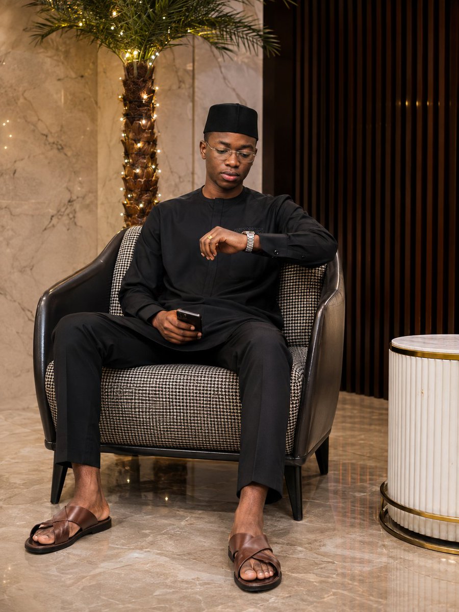 Product Marketing - Luxury Editorial Seated Portrait — output 1