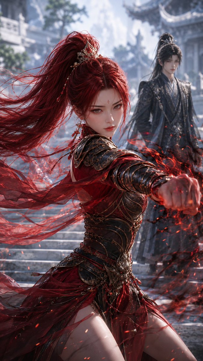 Comic / Storyboard - Crimson Xianxia Martial Training — output 1
