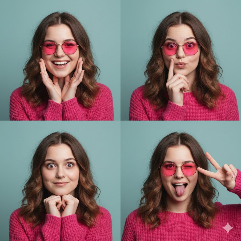 Hot Pink Photo Collage Prompt for Nano Banana Pro — output 1